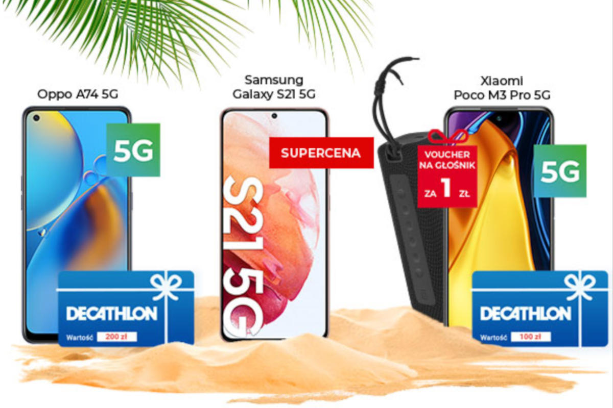 Plus: darmowe 150 GB, taniej smartfony 5G, gadżety i bony w prezencie