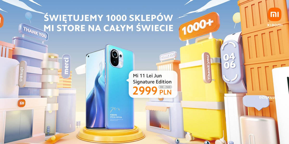 Xiaomi świętuje 1000 salonów Mi Store, chociaż ma ich kilka razy więcej. Zapowiada promocje