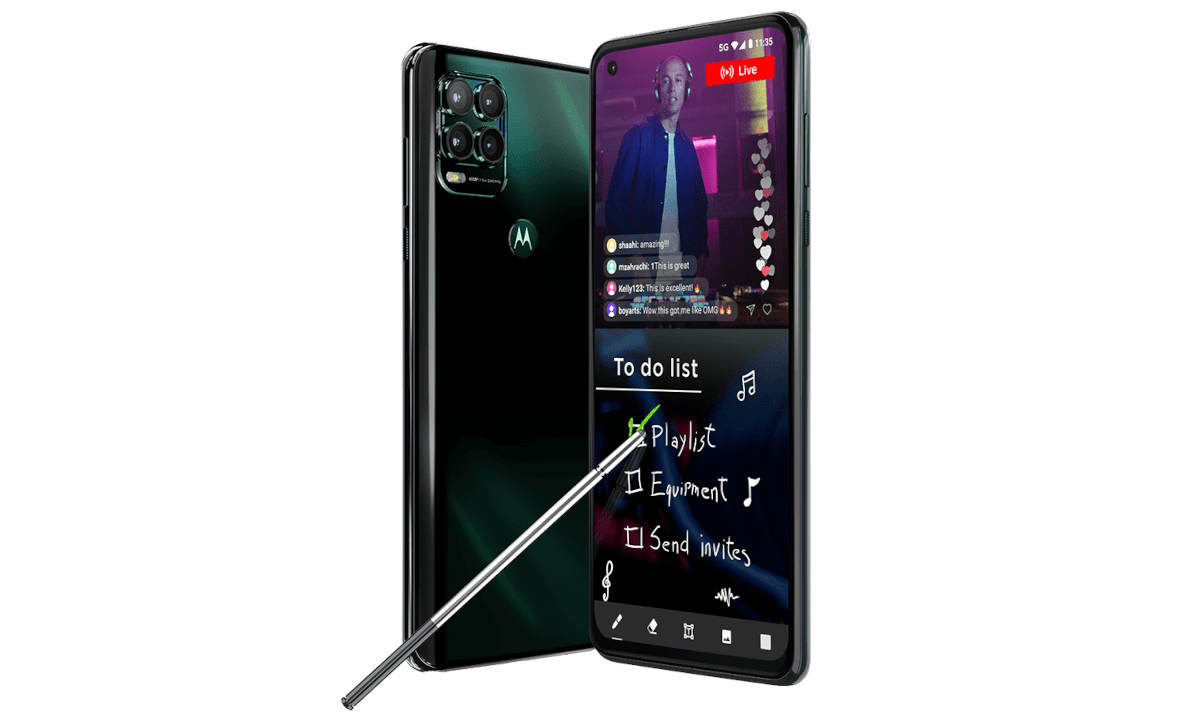 Moto G Stylus 5G, czyli szmaragdowa Motorola z rysikiem oficjalnie