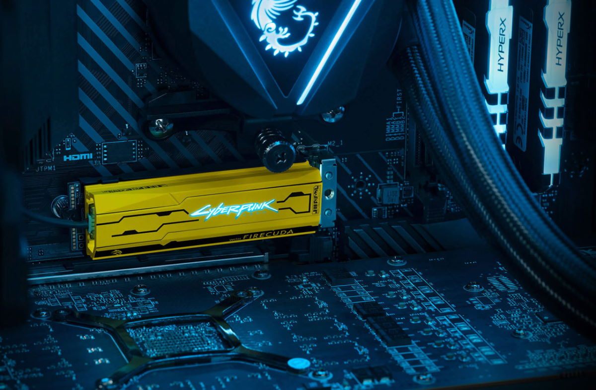 Seagate prezentuje dysk SSD FireCuda 520 w wersji Cyberpunk 2077