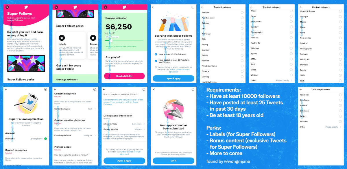 Twitter Super Follows pozwoli użytkownikom zarabiać jak na Patreonie