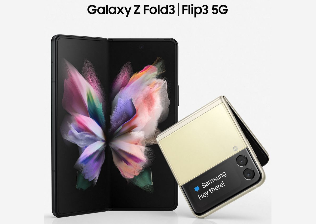 Samsung Galaxy Z Fold3 i Z Flip3 na oficjalnych renderach