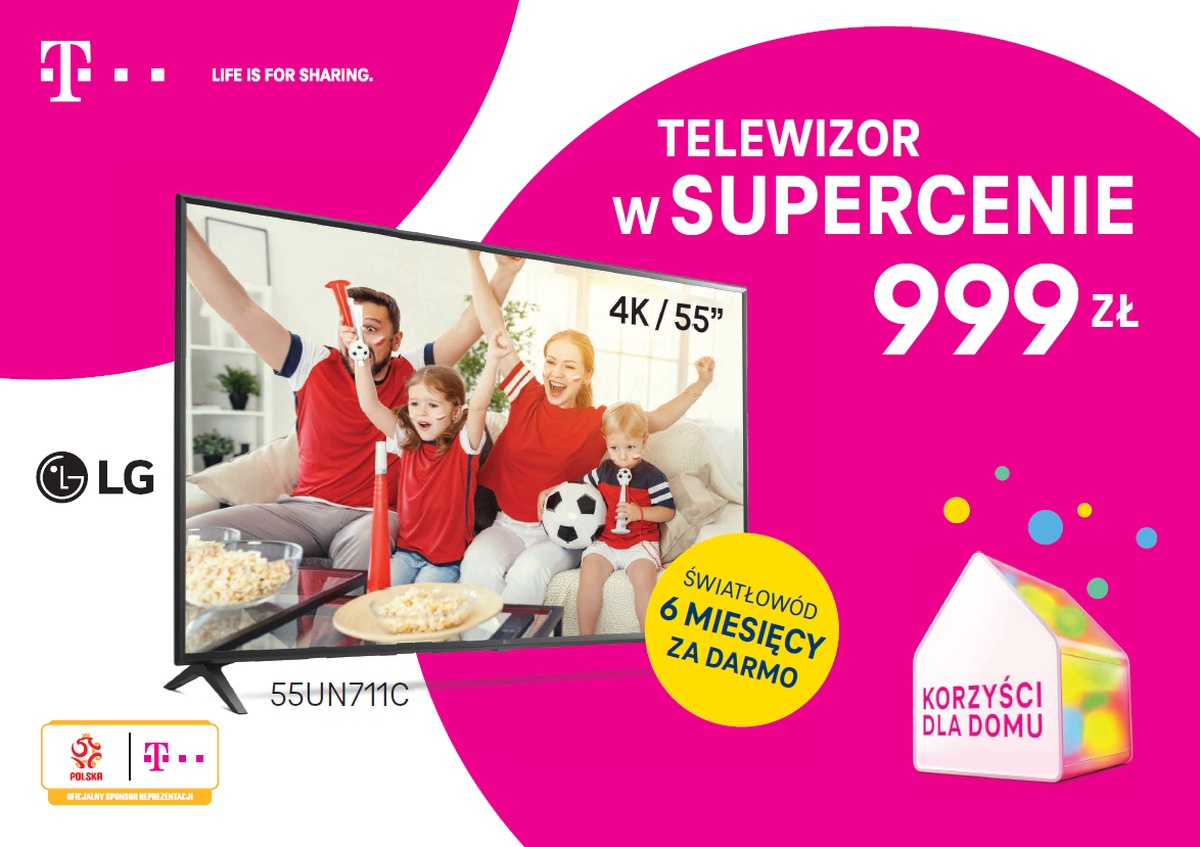 Mistrzowska oferta w T-Mobile: 200 GB w 5G za 45 zł