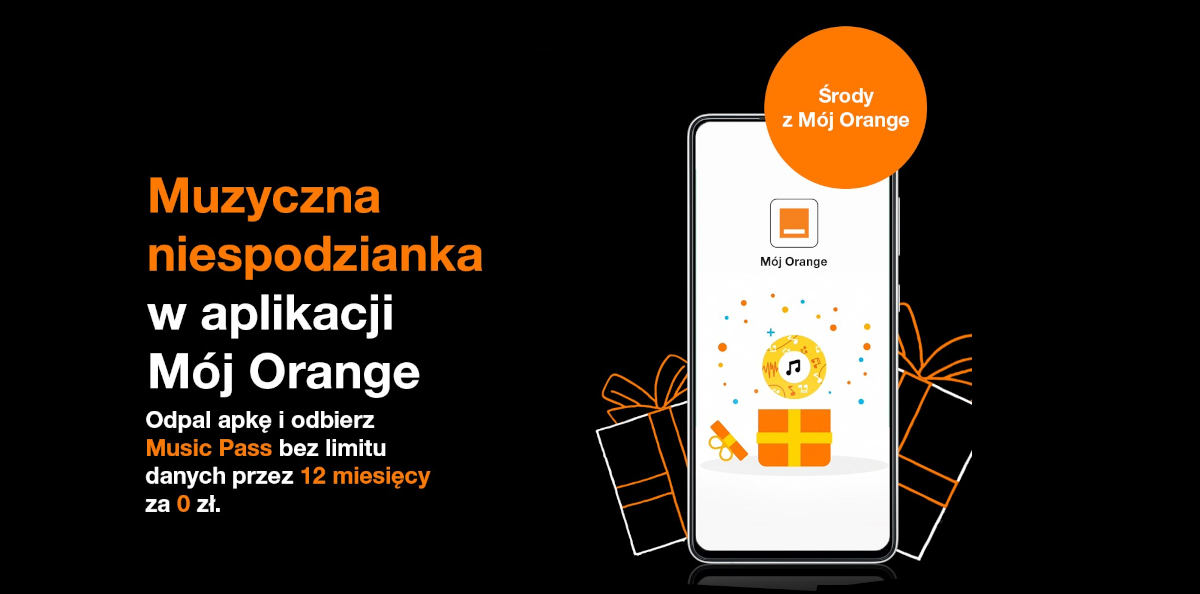 Rok korzystania za darmo lub gigabajty. Oto nowa środa z „Mój Orange”