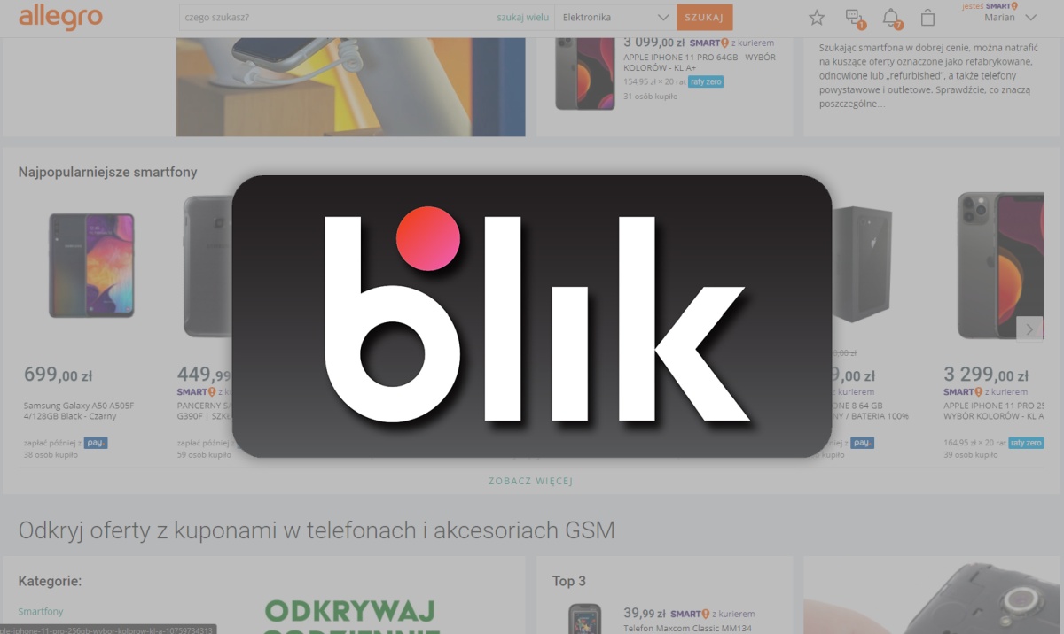 Płatności BLIKIEM na Allegro będą jeszcze wygodniejsze