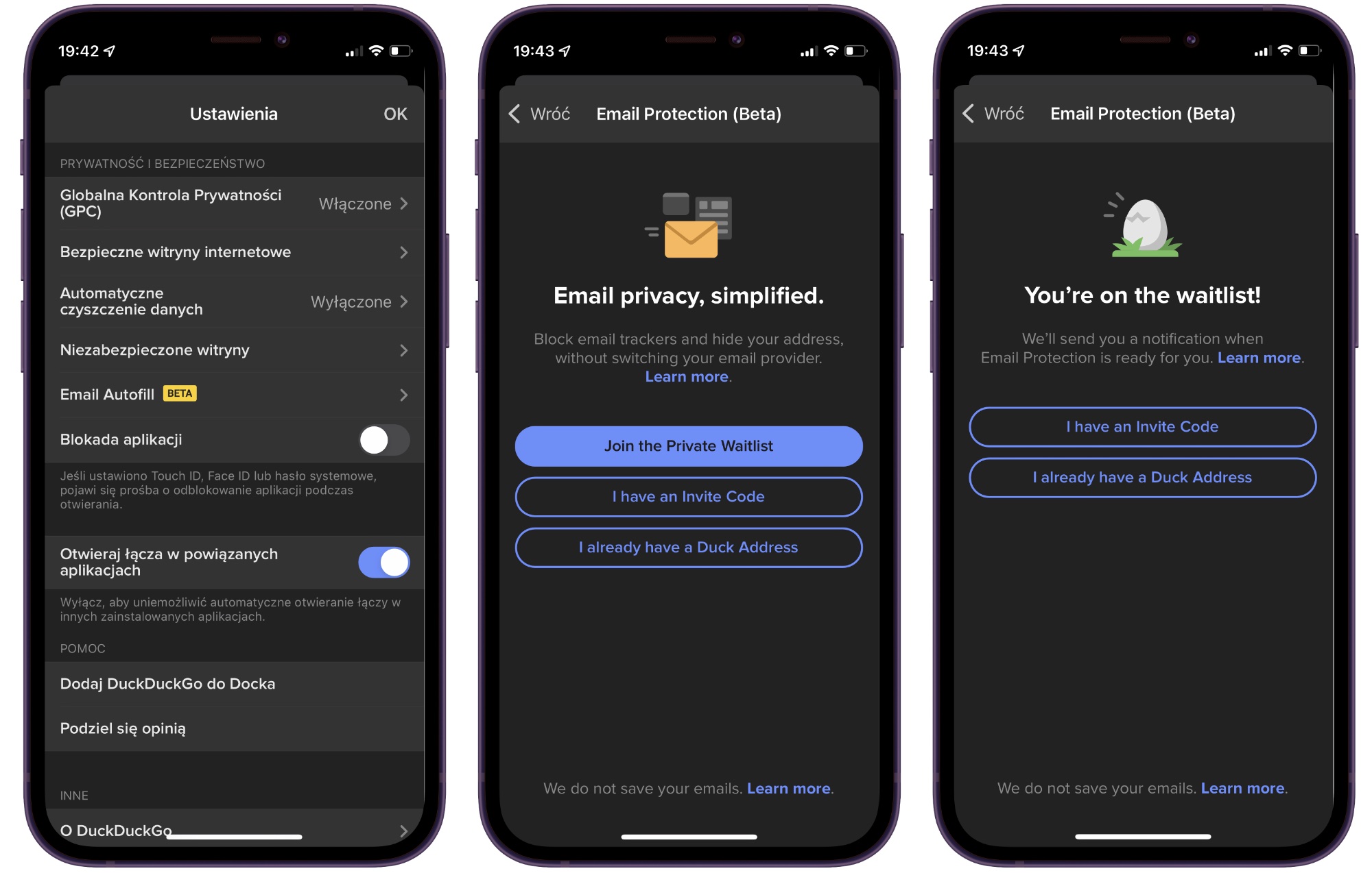 Poczta bez śledzenia. DuckDuckGo usunie trackery z Twoich e-maili