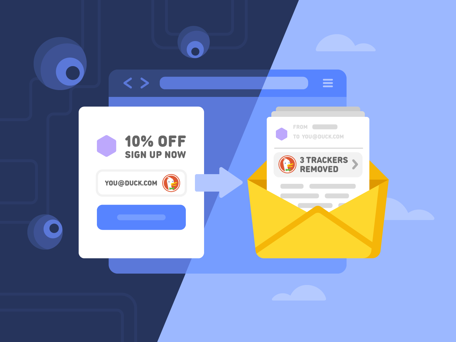 Poczta bez śledzenia. DuckDuckGo usunie trackery z Twoich e-maili