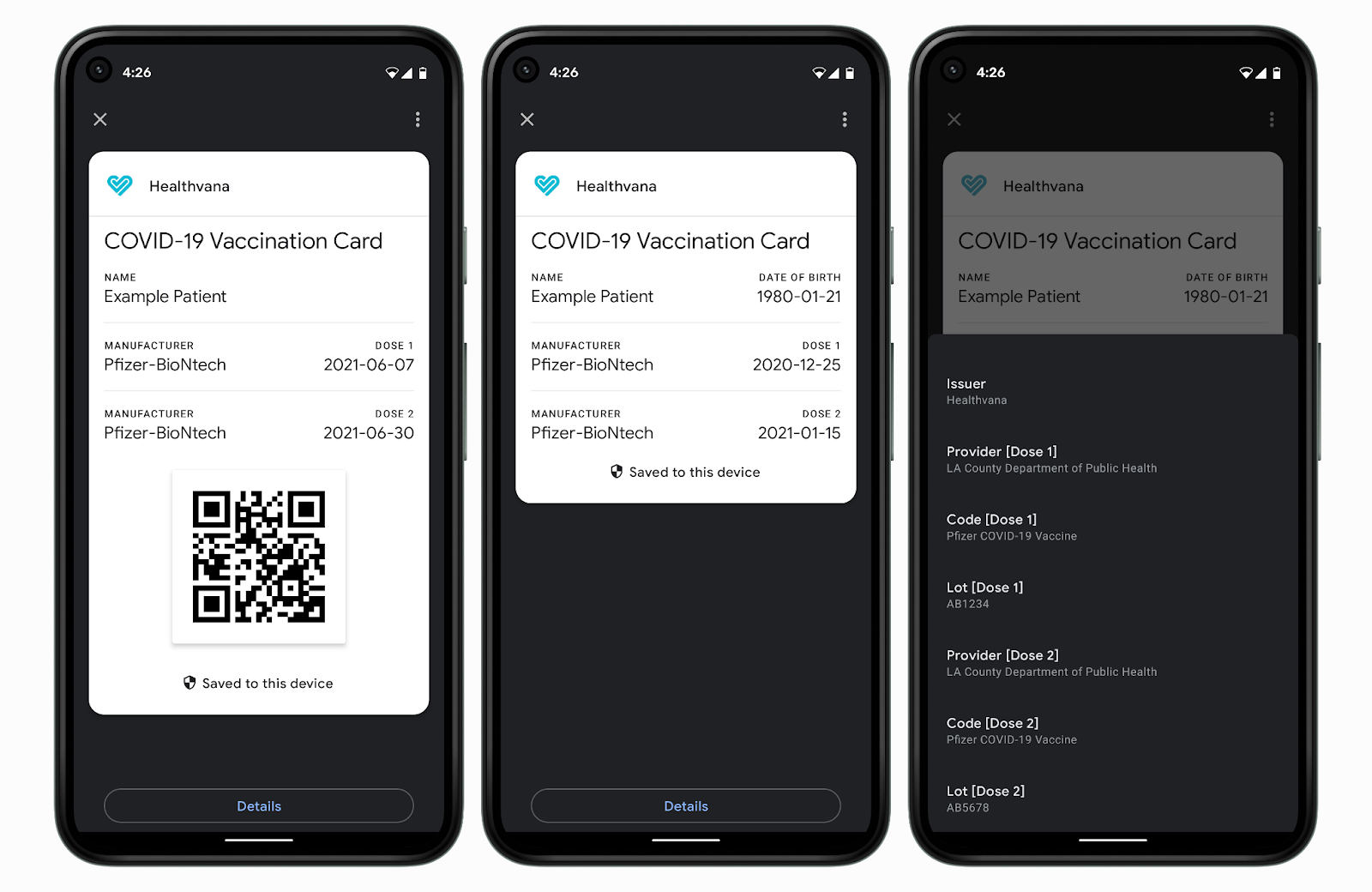 Google dodaje do Androida kartę szczepień COVID-19