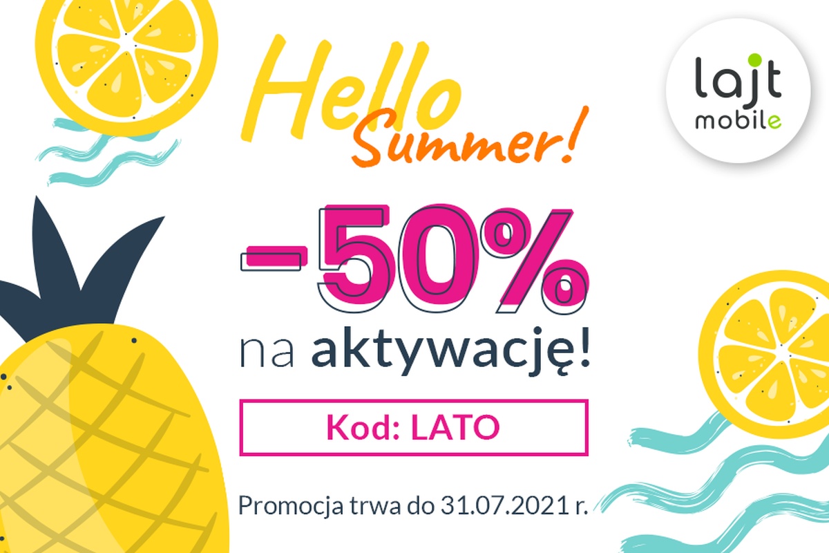 Zniżka na aktywację w letniej promocji lajt mobile