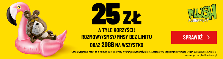 Plush: nowe plany abonamentowe, więcej 5G