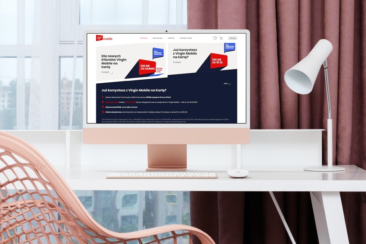 Virgin Mobile rozdaje darmowe 100 GB na wakacje