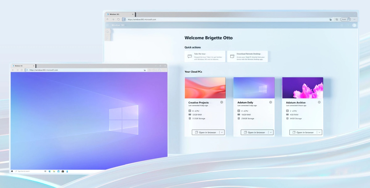 Windows 365 to usługa Microsoftu z systemem operacyjnym w chmurze