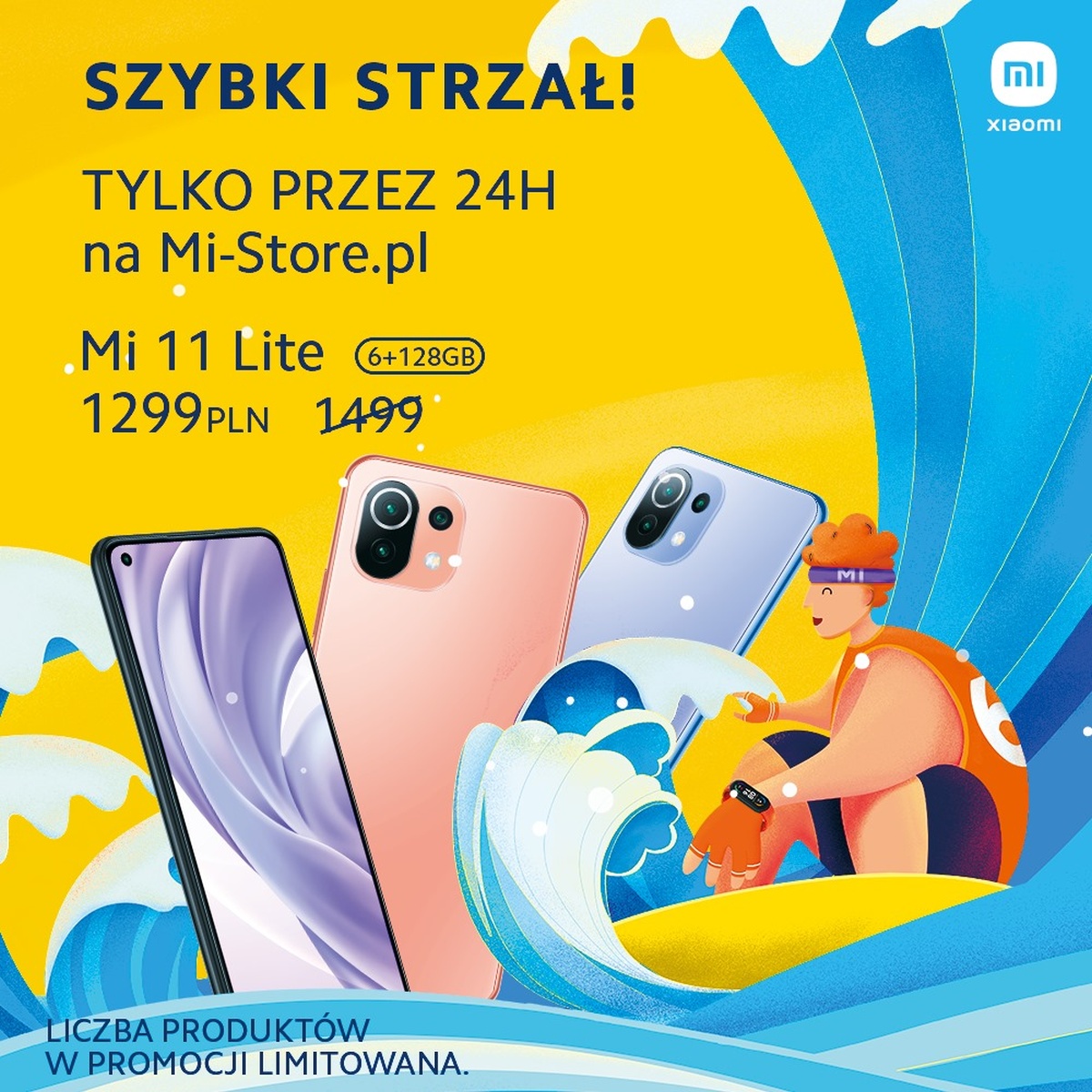 Xiaomi Szybki Strzał: Mi 11 Lite taniej o 200 zł