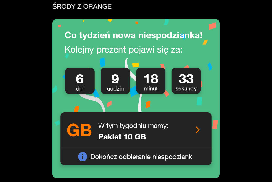 Orange dał 10 GB internetu, odbierz do wtorku. Nie dał? To otrzymasz Music Pass