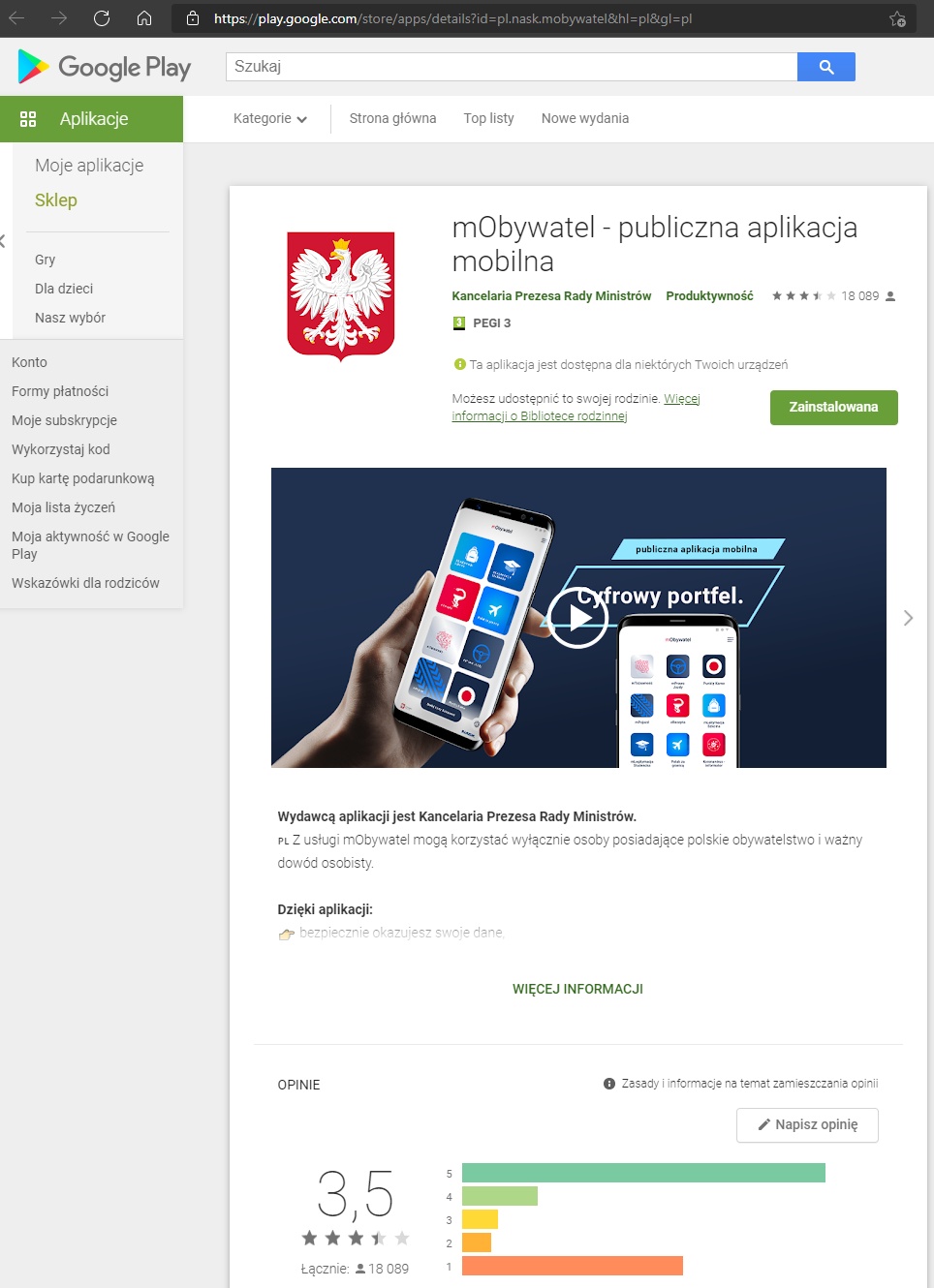 CERT Polska ostrzega przed podróbką aplikacji mObywatel