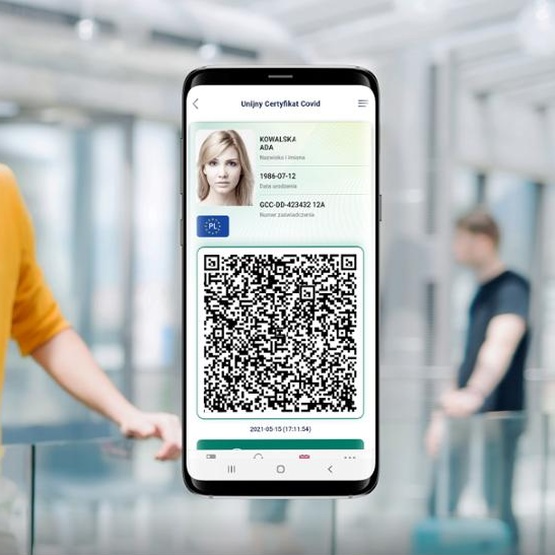Paszport covidowy w mObywatelu – ponad 3 miliony pobrań UCC