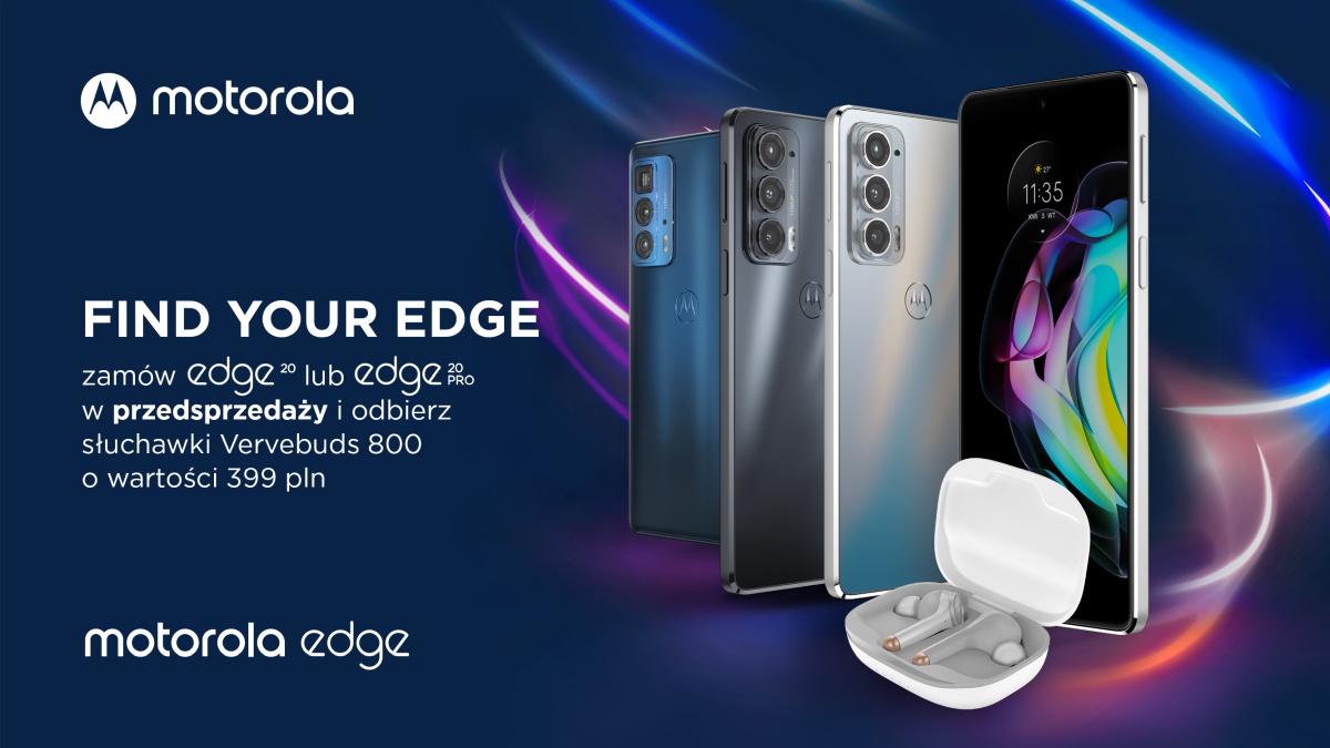 Motorola Edge 20 i 20 Pro – rusza polska przedsprzedaż z prezentem