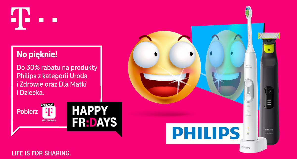 T-Mobile daje 30% rabatu na produkty Philips z wybranych kategorii. Zobacz jakich!