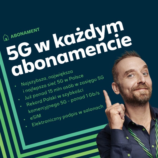 Plus wprowadza nową ofertę z 5G dla klientów indywidualnych i firm