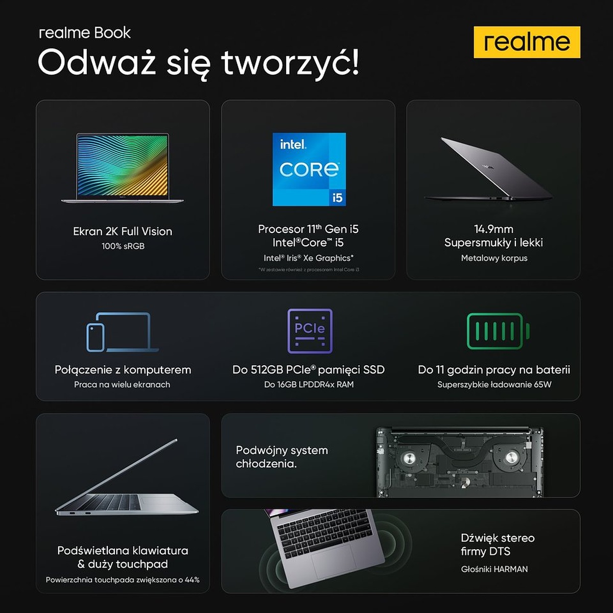 Realme GT Master Edition i GT Exporer z globalną premierą. Jest też pierwszy laptop marki