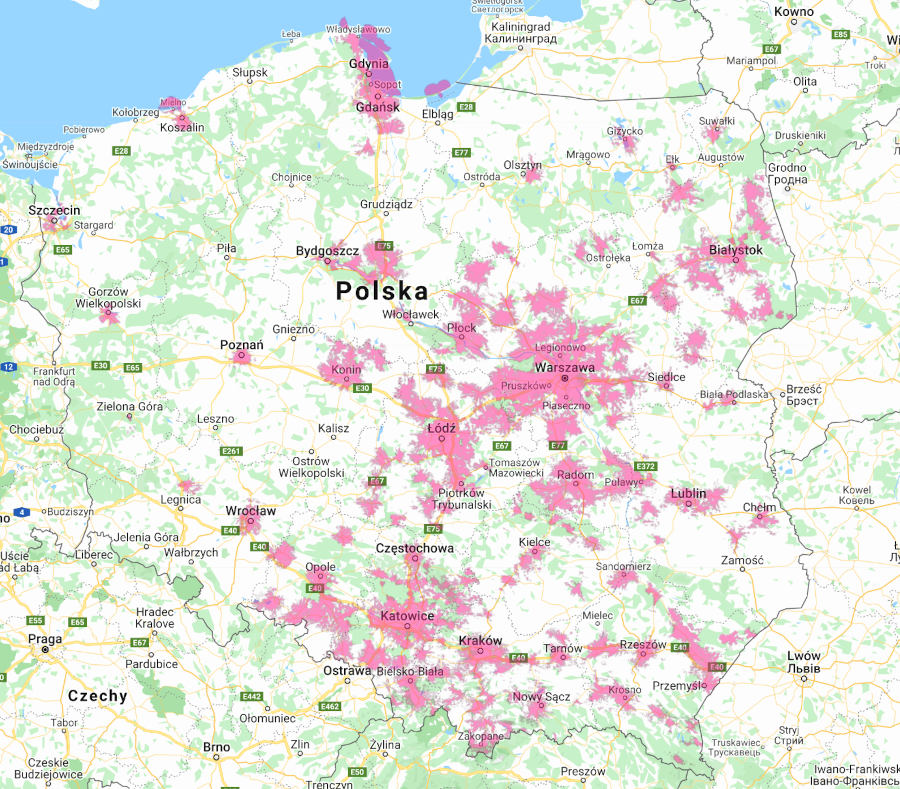 T-Mobile nie zwalnia z 5G, ma ponad 2600 stacji. Na zachodzie wciąż słabo...