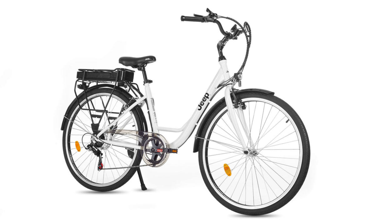 Wygląda jak zwykły rower z supermarketu, ale to JEEP. I do tego elektryczny!