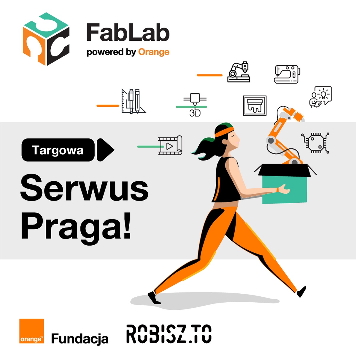 Orange FabLab otwiera się na warszawskiej Pradze