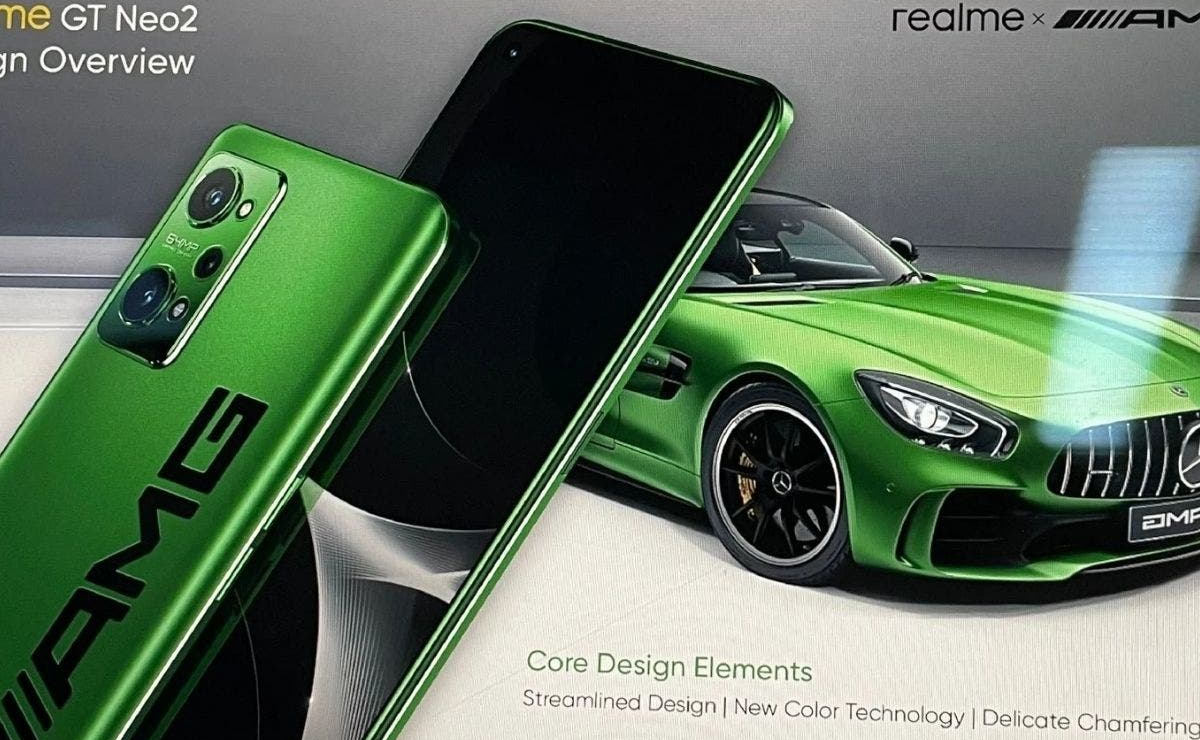 Realme GT Neo 2 nadchodzi. Powstanie też w zielonej wersji Mercedes-Benz AMG
