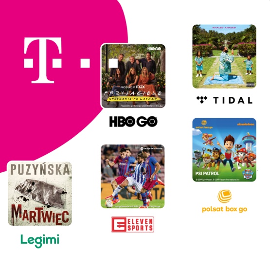 T-Mobile uwalnia rozrywkę i pozwala co miesiąc zmienić serwis streamingowy