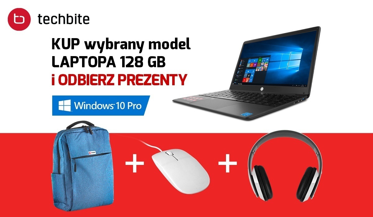 Techbite Arc 11.6 HD – konwertowalny laptop do zdalnej pracy lub nauki