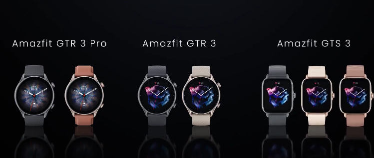 Amazfit GTR 3, GTR 3 Pro i Amazfit GTS 3 – potrójna premiera smartwatchy