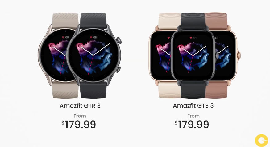 Amazfit GTR 3, GTR 3 Pro i Amazfit GTS 3 – potrójna premiera smartwatchy