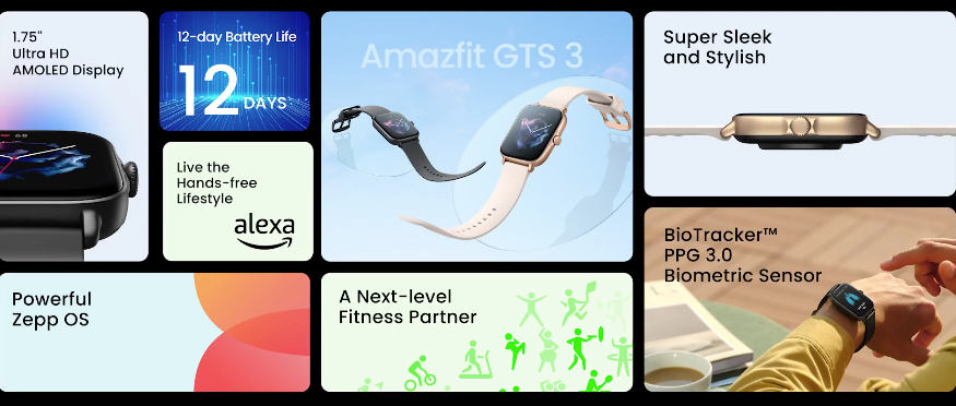 Amazfit GTR 3, GTR 3 Pro i Amazfit GTS 3 – potrójna premiera smartwatchy