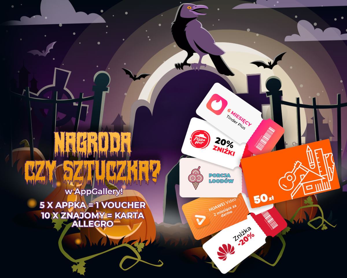 Huawei daje prezenty na Halloween