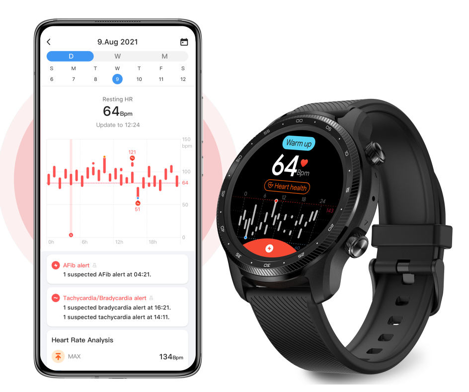 TicWatch Pro 3 Ultra zaprezentowany. Wykryje nieregularną pracę serca i migotanie przedsionków
