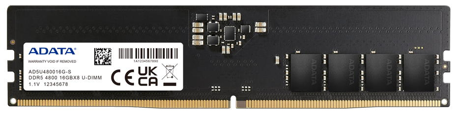 ADATA prezentuje szybkie pamięci DDR5-4800