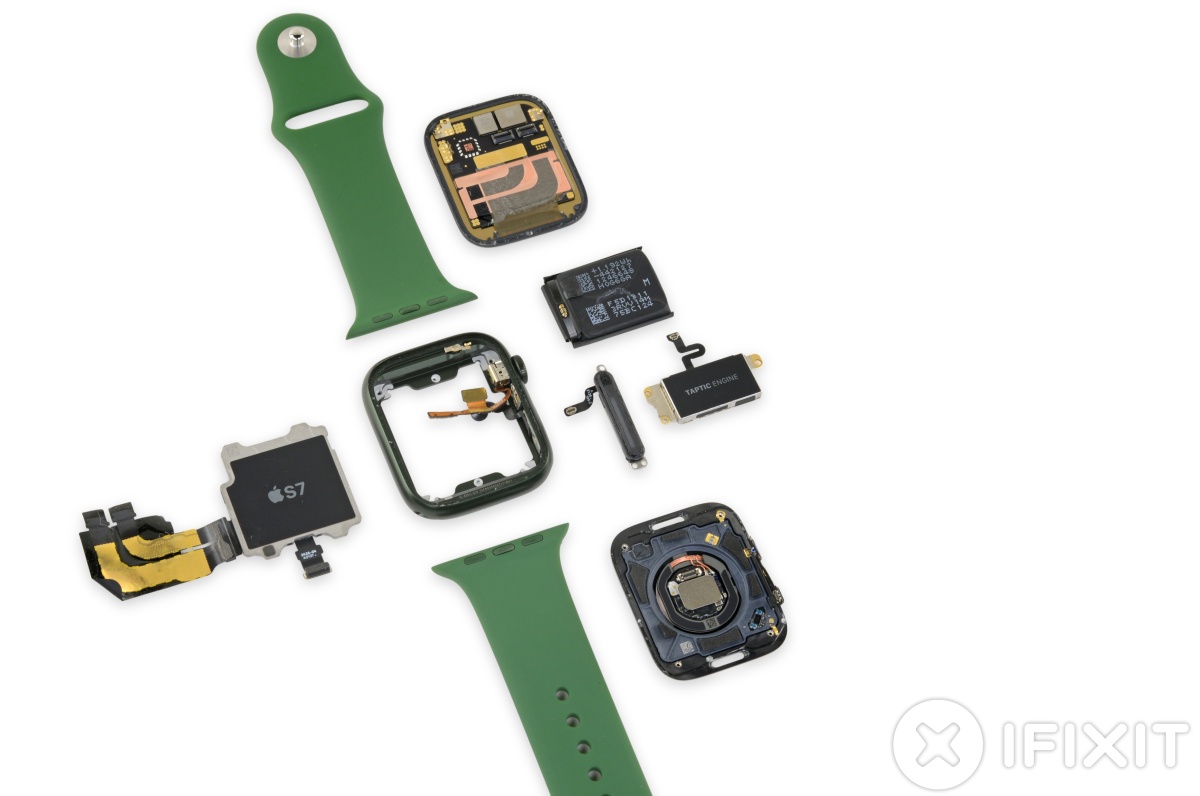 iFixit: Apple Watch Series 7 to Series 6 z kilkoma zmianami