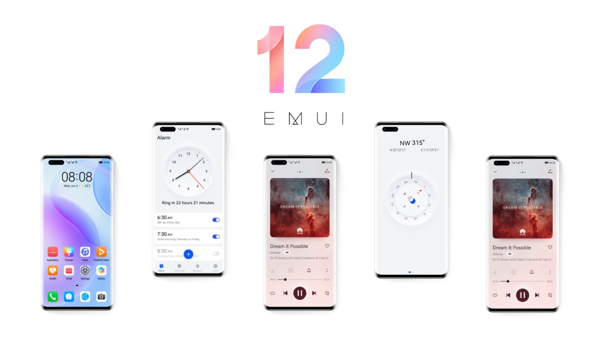 Te smartfony Huawei dostaną EMUI 12 w 1H2022