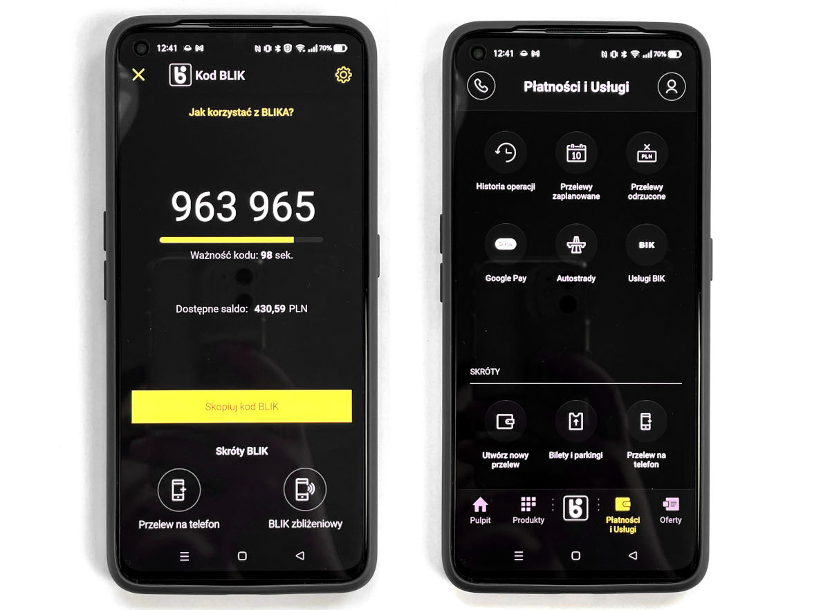 Alior Bank wprowadził dark mode w swojej aplikacji mobilnej