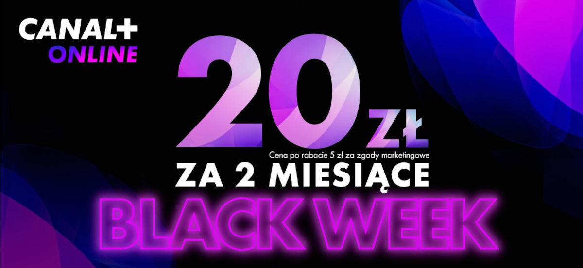 CANAL+ online za 10 zł na Black Week