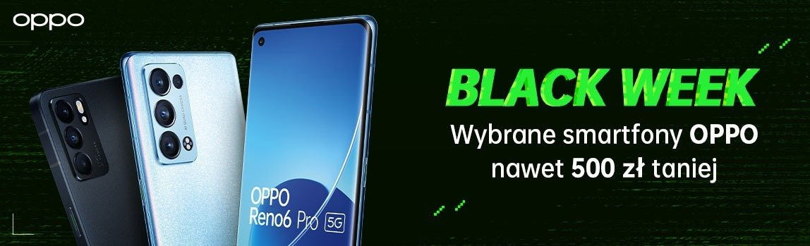 Oppo na Black Week: smartfony Reno6 nawet 500 zł taniej (aktualizacja)