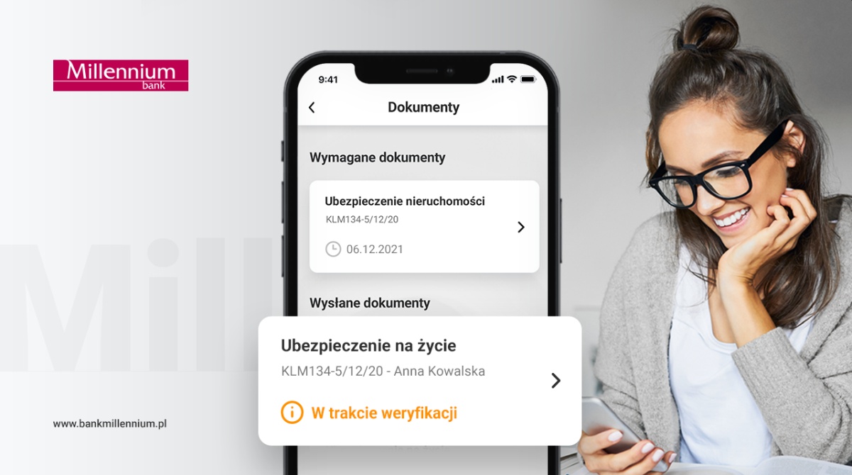 Bank Millennium cyfryzuje hipoteki. Zewnętrzną polisę ubezpieczeniową przekażesz online