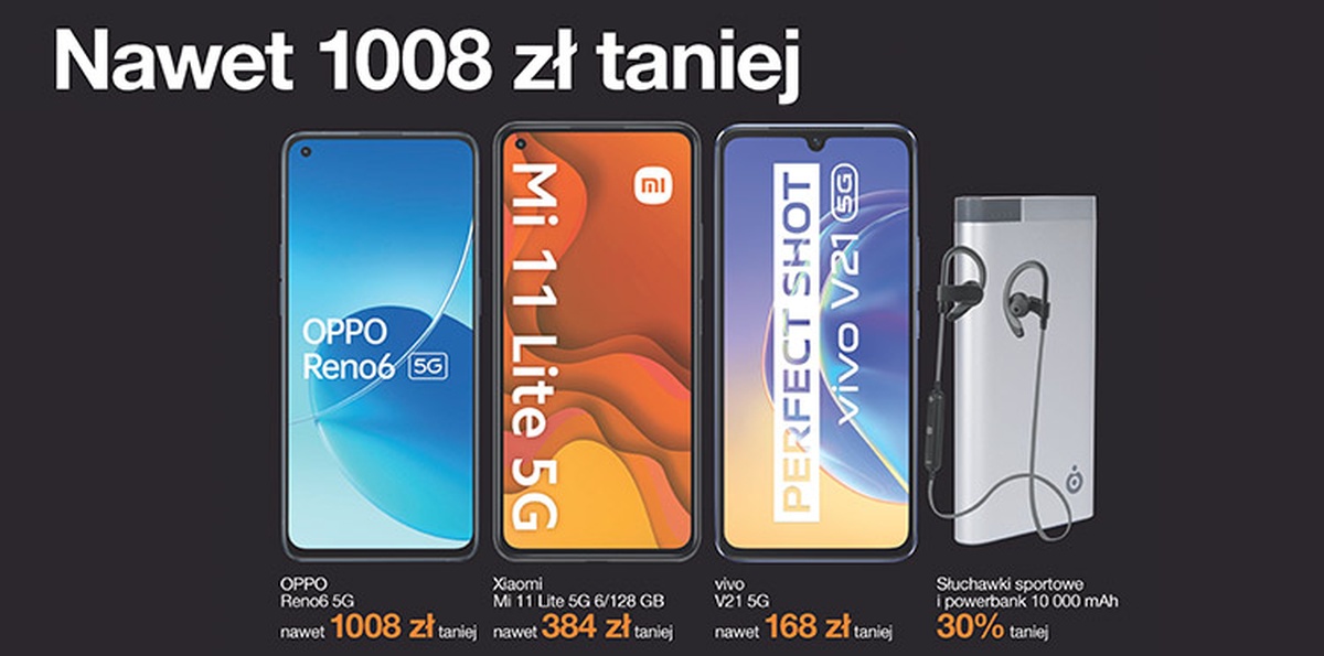 W Orange ruszył Black Weekend. Taniej kupisz smartfony i akcesoria