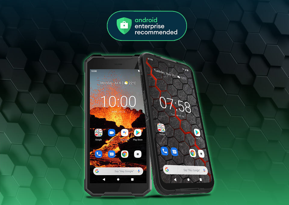 Hammery Blade 3 i Explorer Pro z certyfikatem Android Enterprise Recommended