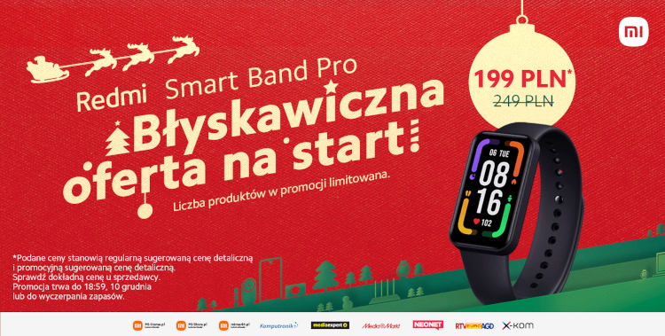 Xiaomi: szybka promocja na słuchawki Redmi Buds 3 i opaskę Redmi Smart Band Pro