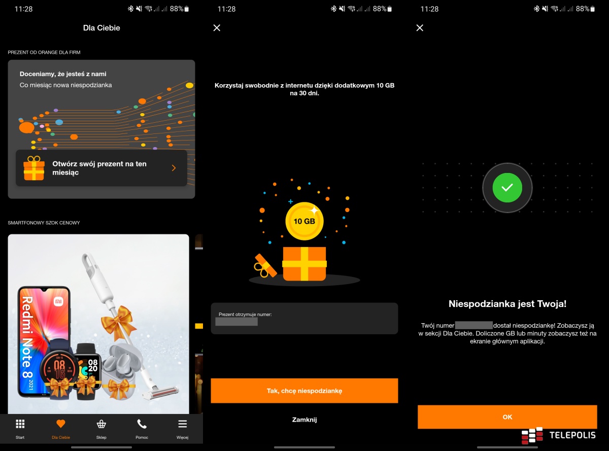 Orange rozdaje firmom darmowe gigabajty