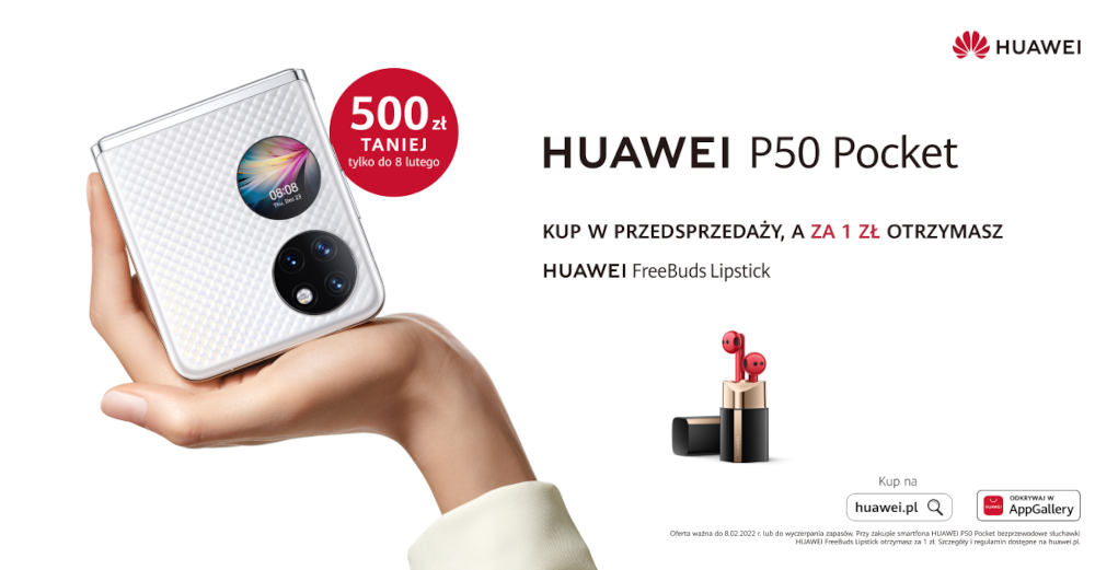 Huawei P50 Pro i składany Huawei P50 Pocket dostępne w Polsce