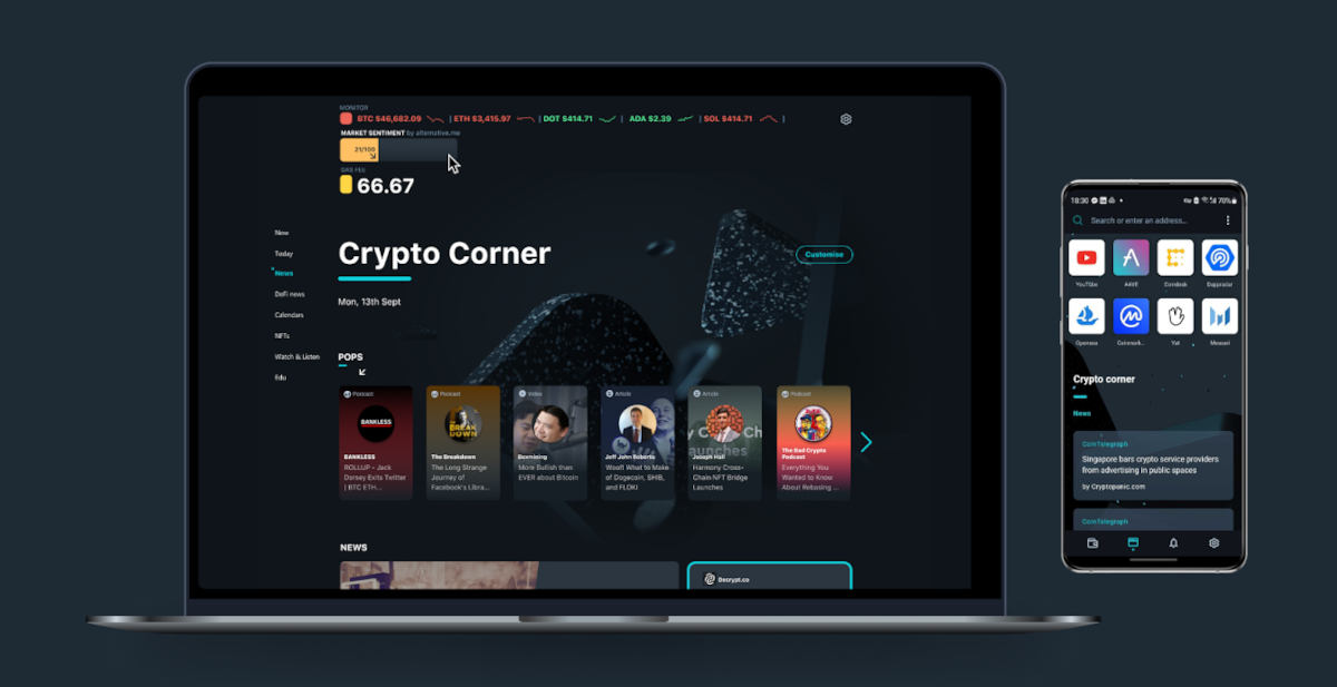 Opera Crypto Browser – przeglądarka Web3 z wbudowanym portfelem krytowalutowym