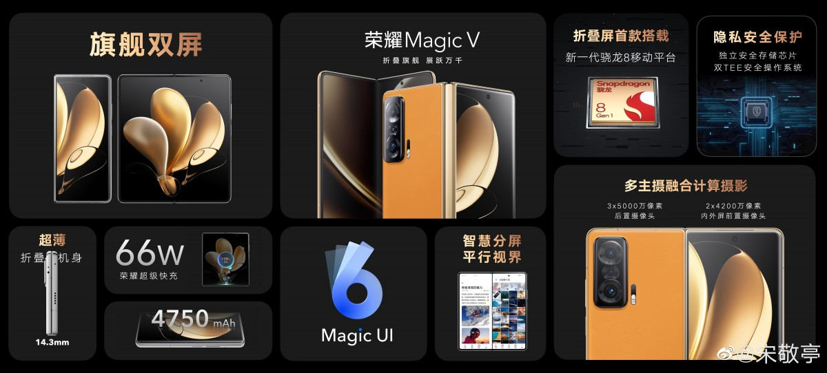 Honor Magic V już oficjalnie. Jest lepszy niż Galaxy Z Fold3?