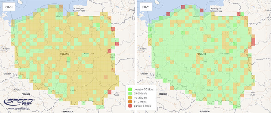 Który operator w 2021 r. był najszybszy? Ujawnia to SpeedTest.pl
